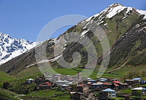 Ushguli village. Upper Svaneti. Georgia.