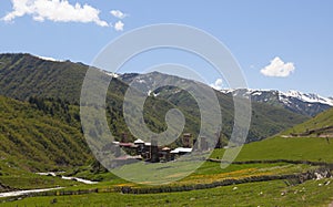 Ushguli village. Upper Svaneti. Georgia.