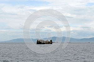 Ushi Island in the Amur Bay near Russky Island, Vladivostok