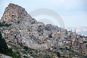 Ushisar castle in Cappadocia