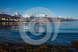 Ushuaia capital of Tierra del Fuego Argentina landscape