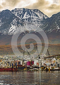 Ushuaia coastal landscape, argentina