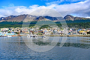 Ushuaia, Capaital of Tierra del Fuego, Patagonia, Argentina photo