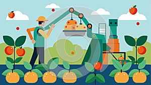 Using advanced sensors and algorithms robotic fruit pickers work tirelessly in the fields identifying and selecting only photo