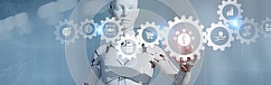 Using AI and automation technology in marketing for customer service, enhancing customer satisfaction,