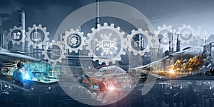 Using AI in manufacturing. AI adoption for predictation, forecasting, decision making, automation process.