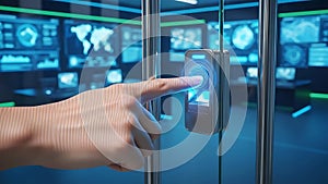 Using biometric scanner for secure access