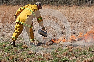 Using a burn pot