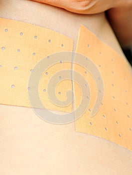 Using chinese rheumatism plaster