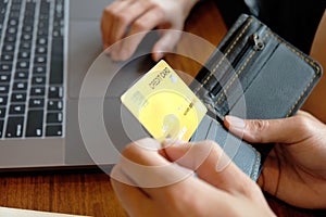 Using a credit card Debits for online purchases Enjoy shopping from your computer, laptops and mobile phones using a credit card