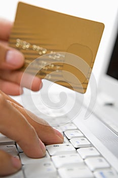 Using credit card for online transaction