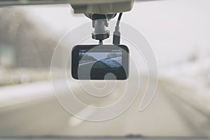 Using dashboard camera in the car