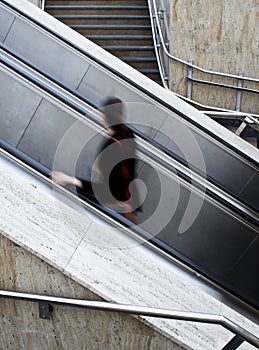 Using escalators