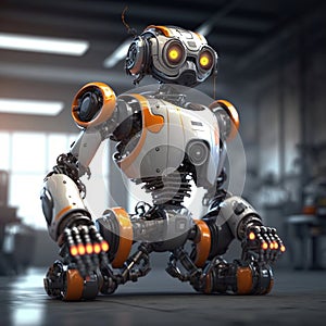 Using Funny Robots for Industry Communication. Generative AI