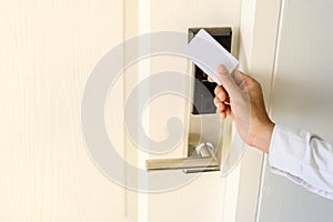 Using Keycard To Open The Door or Scan Keycard open door for chance
