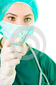 Using medical instrument