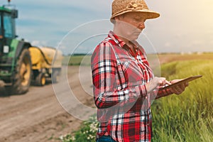 Using modern technology in agricultural activity