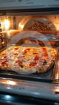 Using oven to reheat pizza for fresh, hot slices at home