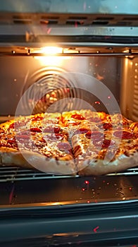 Using oven to reheat pizza for fresh, hot slices at home