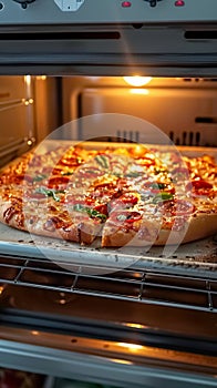 Using oven to reheat pizza for fresh, hot slices at home