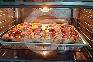 Using oven to reheat pizza for fresh, hot slices at home