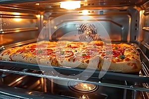 Using oven to reheat pizza for fresh, hot slices at home