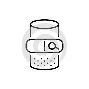 Using personal voice assistant to search. Pixel perfect, editable stroke