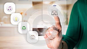 using smart home application internet of things