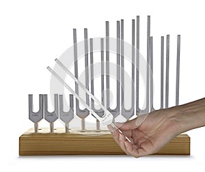 Using Sound Healing Tuning Forks