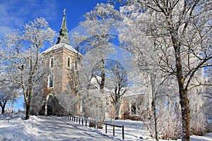 Uskela Church in Salo, Finland photo