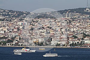 Uskudar District in Istanbul City