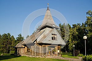 Usma wooden lutheran church, Latvia