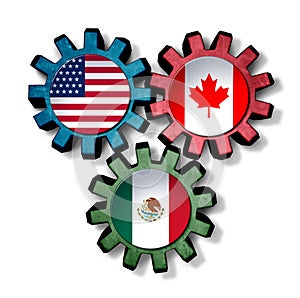 USMCA Business Concept