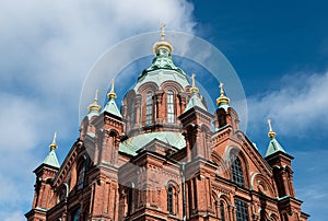 Uspenski Cathedral in Helsinki Finland