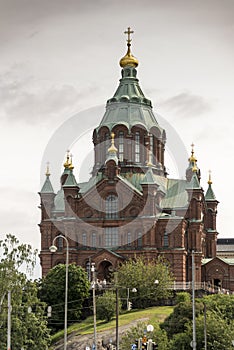 Uspenski Cathedral on Katajanokka island Helsinki