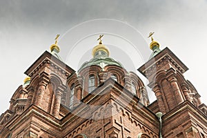 Uspenski Cathedral on Katajanokka island Helsinki