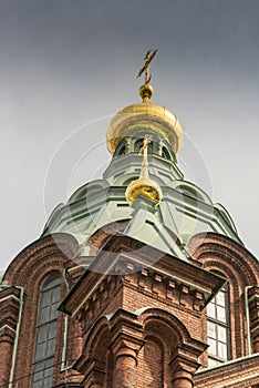 Uspenski Cathedral on Katajanokka island Helsinki