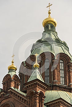 Uspenski Cathedral on Katajanokka island Helsinki