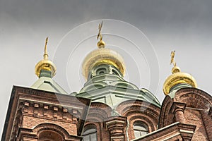 Uspenski Cathedral on Katajanokka island Helsinki