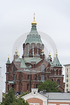 Uspenski Cathedral on Katajanokka island Helsinki