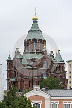 Uspenski Cathedral on Katajanokka island Helsinki