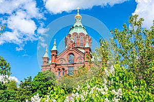 Uspenski Cathedral Uspenskin katedraali in Helsinki, Finland