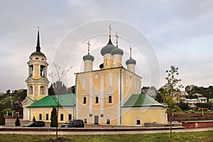 Uspensky Admiralty church in Voronezh city, Russia