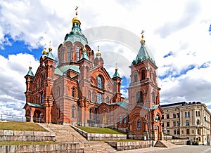 Uspensky Cathedral in Helsinki.