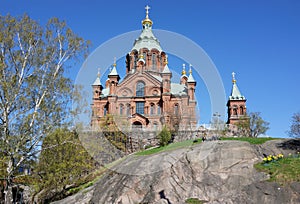 Uspensky cathedral in Helsinki Finalnd