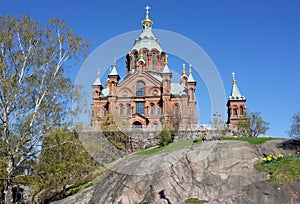 Uspensky cathedral in Helsinki Finalnd photo