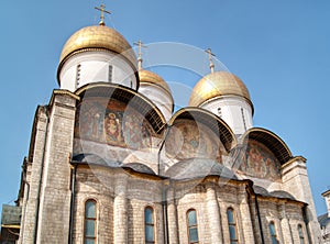 Uspensky Cathedral in Moscow Kremlin