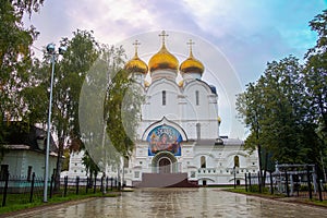 The Uspensky Cathedral in Yaroslavl, Russia photo