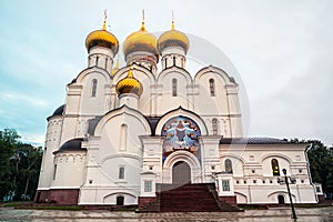 The Uspensky Cathedral in Yaroslavl, Russia in summer photo