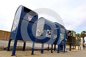 USPS United States Postal Service, Mail Collection Boxes